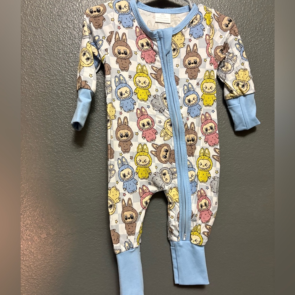 Bamboo labubu Print Kids pjs